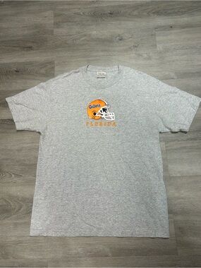 Vintage Florida Gators Football Helmet T Shirt Men's L Embroidered TCX